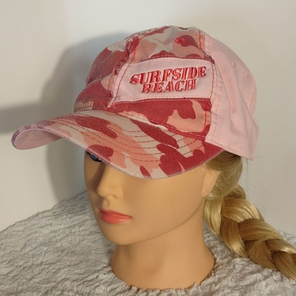 Surfside Beach Pink Camo Cap